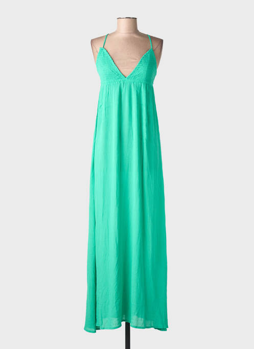 Robe longue sans manche sans manche vert ONLY femme