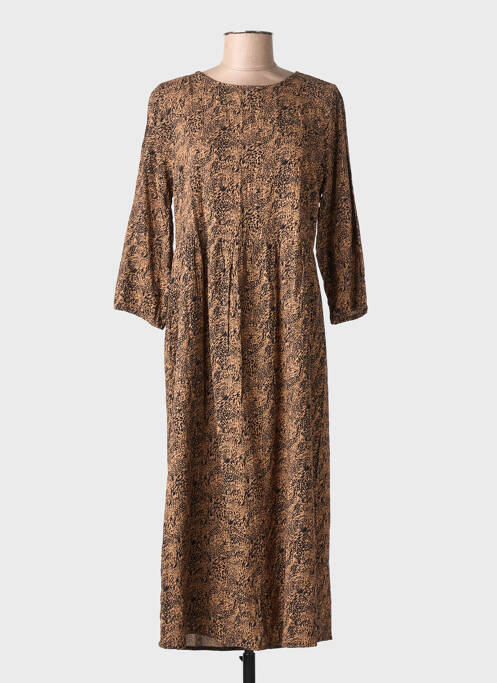 Robe longue marron ZABAIONE femme
