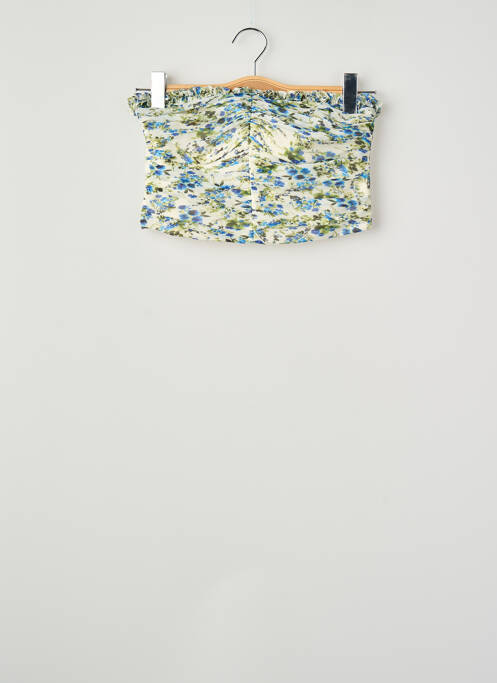 Crop top blanc MANGO femme