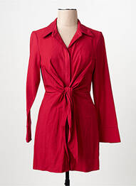 Robe mi-longue rouge MANGO femme