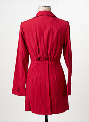 Robe mi-longue rouge MANGO femme