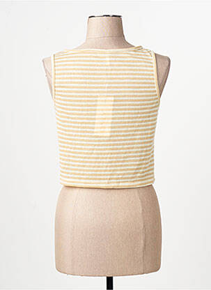 Top col rond beige ONLY femme