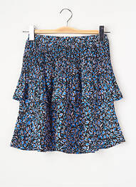 Jupe courte bleu ONLY femme