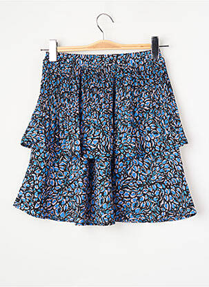 Jupe courte bleu ONLY femme