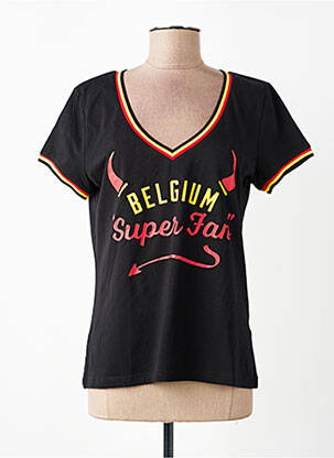 T-shirt noir ZEB STYLE LAB  femme