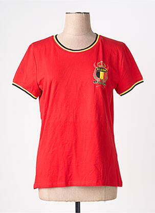 T-shirt rouge ZEB STYLE LAB  femme
