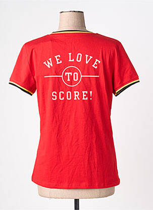 T-shirt rouge ZEB STYLE LAB  femme
