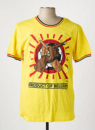 T-shirt jaune ZEB STYLE LAB  homme