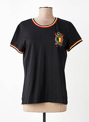 T-shirt noir ZEB STYLE LAB  femme