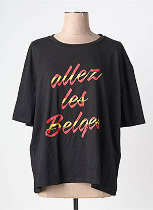 T-shirt noir ZEB STYLE LAB  femme