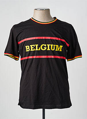 T-shirt noir ZEB STYLE LAB  homme