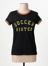 T-shirt noir ZEB STYLE LAB  femme