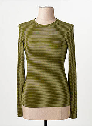 T-shirt manches longues manches longues vert ONLY femme