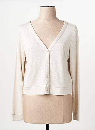 Gilet manches longues beige STREET ONE femme