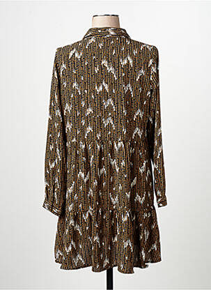 Robe courte marron VERO MODA femme