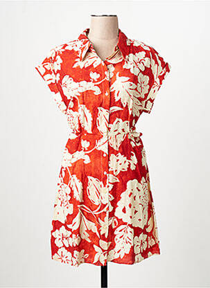 Robe courte orange MANGO femme