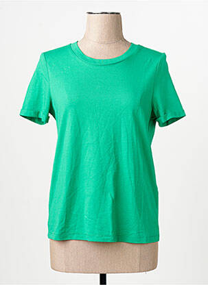 T-shirt coupe droite manches courtes vert VERO MODA femme