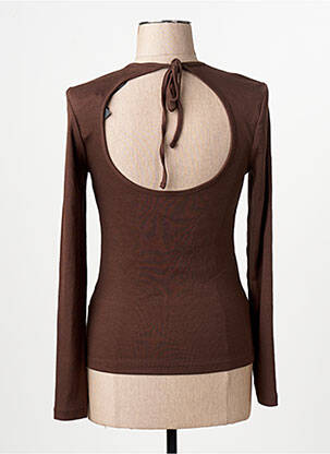 T-shirt marron ONLY femme
