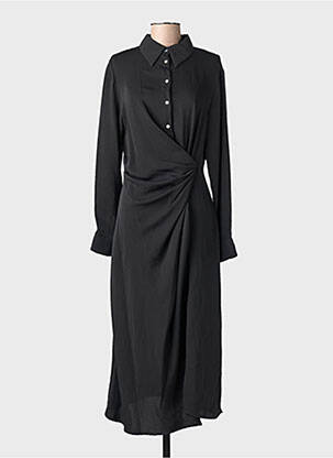 Robe longue noir MANGO femme