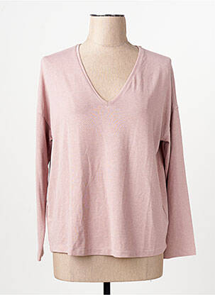 T-shirt rose MANGO femme