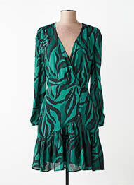 Robe courte vert MORGAN femme