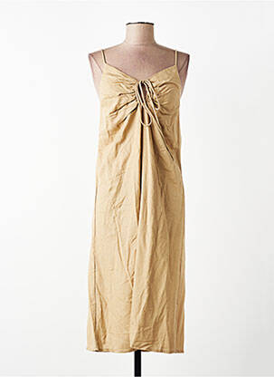Robe courte sans manche sans manche beige ONLY femme