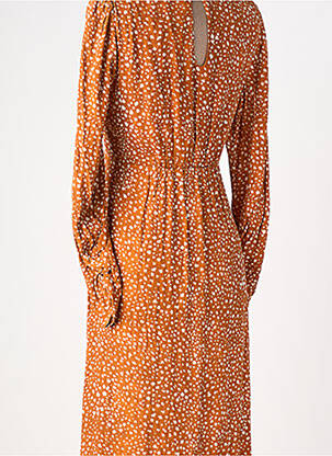 Robe longue orange MANGO femme