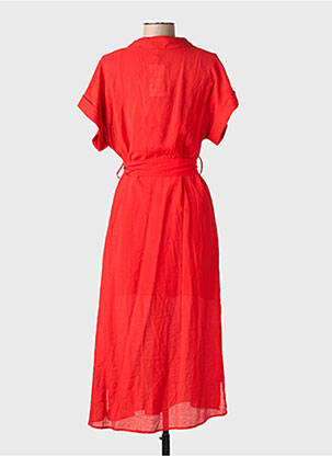 Robe longue rouge MANGO femme
