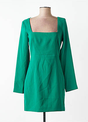 Robe longue vert MANGO femme
