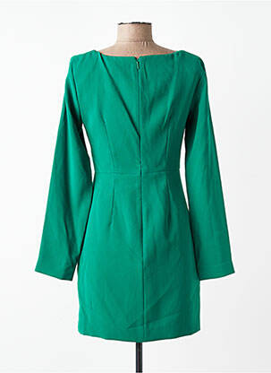 Robe courte vert MANGO femme