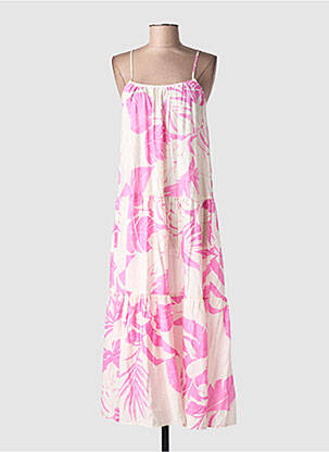 Robe courte rose MANGO femme