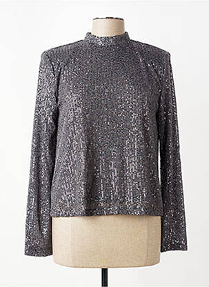 Chemisier argent MANGO femme