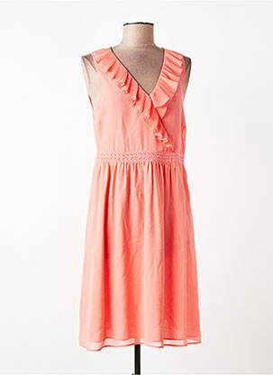 Robe courte rose NAF NAF femme