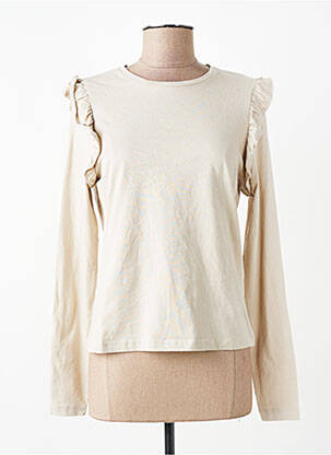 T-shirt gris MANGO femme