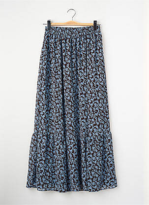 Jupe longue bleu MANGO femme