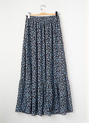 Jupe longue bleu MANGO femme