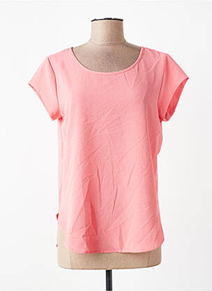 Top manches courtes manches courtes rose ONLY femme