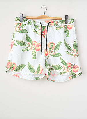 Short de bain blanc JACK & JONES homme