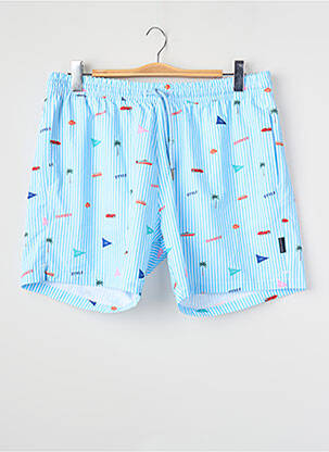 Short de bain bleu BRUCE & BUTLER  homme