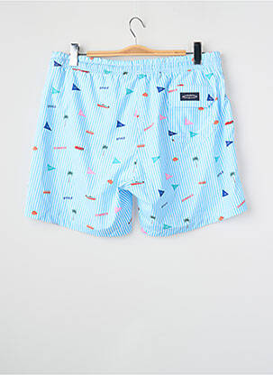 Short de bain bleu BRUCE & BUTLER  homme
