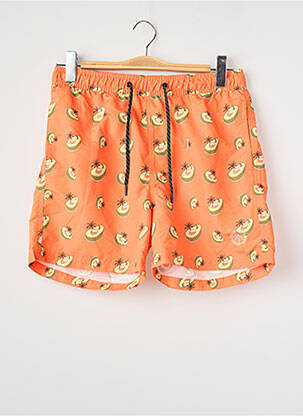 Short de bain orange JACK & JONES homme