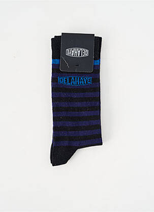 Chaussettes noir DELAHAYE homme