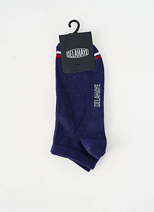 Chaussettes bleu DELAHAYE homme
