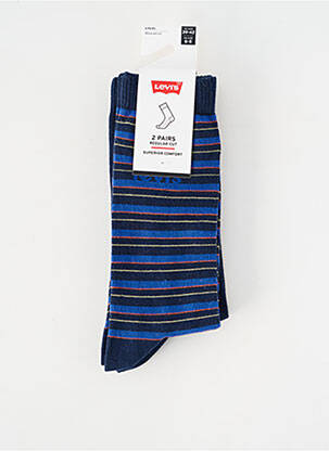Chaussettes bleu LEVI'S homme