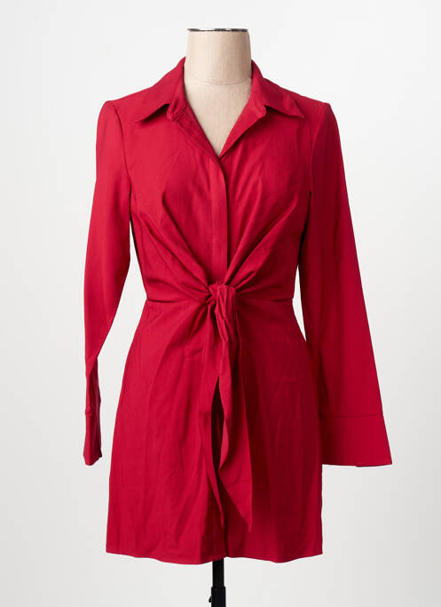 Robe mi-longue rouge MANGO femme