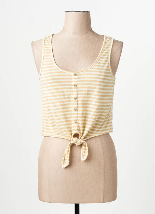 Blouse col rond beige ONLY femme