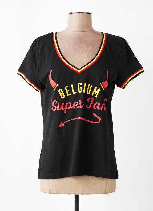 T-shirt noir ZEB STYLE LAB  femme