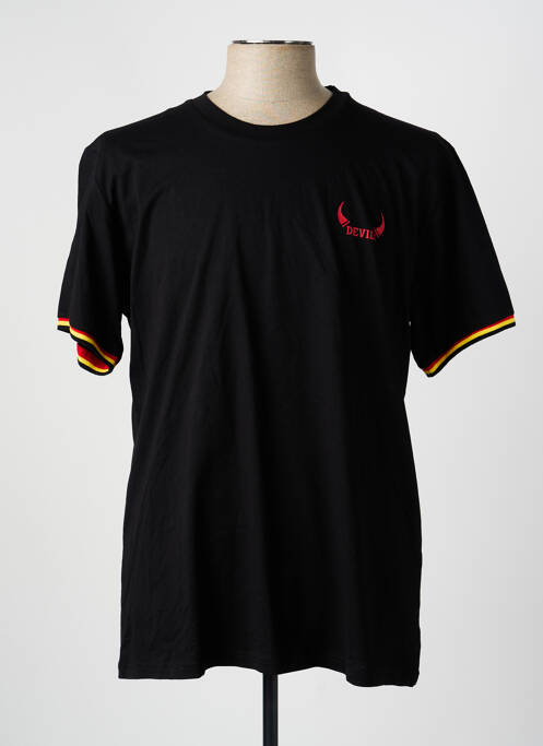 T-shirt noir ZEB STYLE LAB  homme