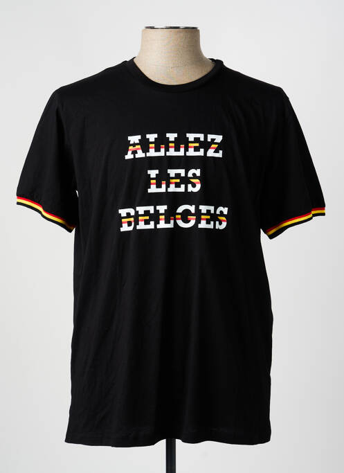 T-shirt noir ZEB STYLE LAB  homme