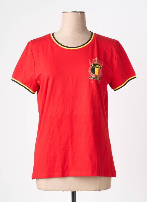T-shirt rouge ZEB STYLE LAB  femme